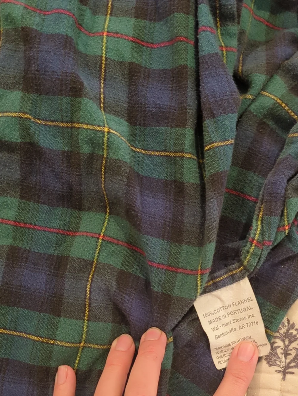 Vintage Plaid Cotton Ralph Lauren Inspired Fitted Full Sheet